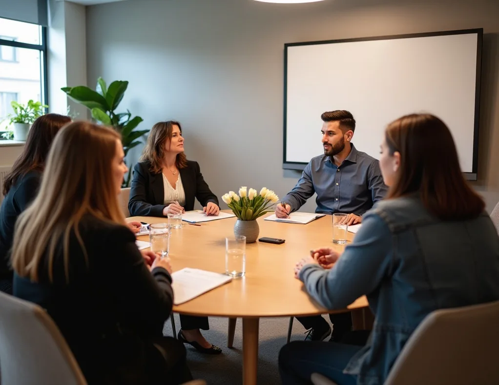 Wellness workshop for corporate team